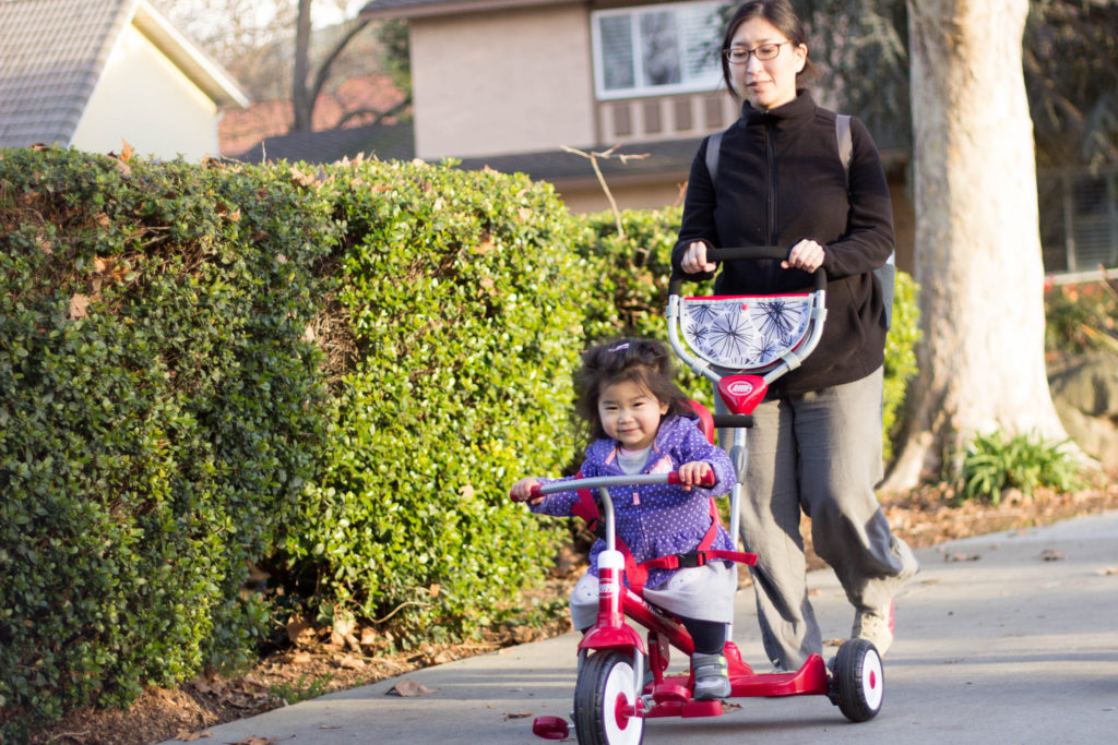 Vroom vroom! Ok I guess Mommy has to push me because my legs are too short.