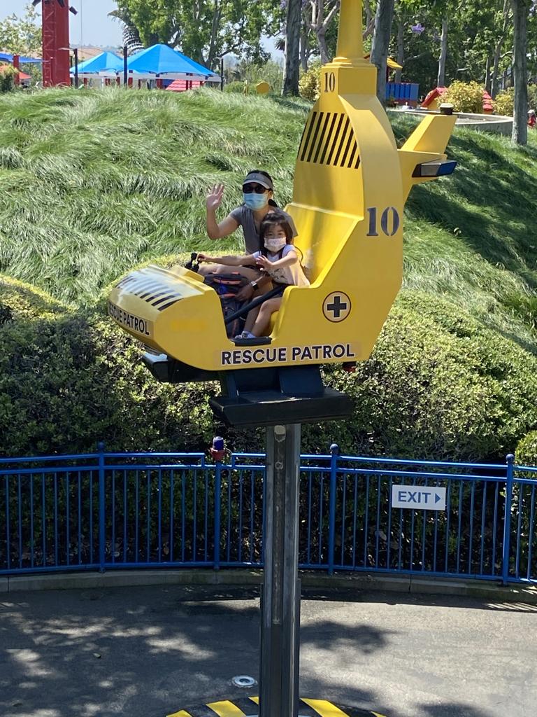 This helicopter ride went really high, we are were sooo brave.