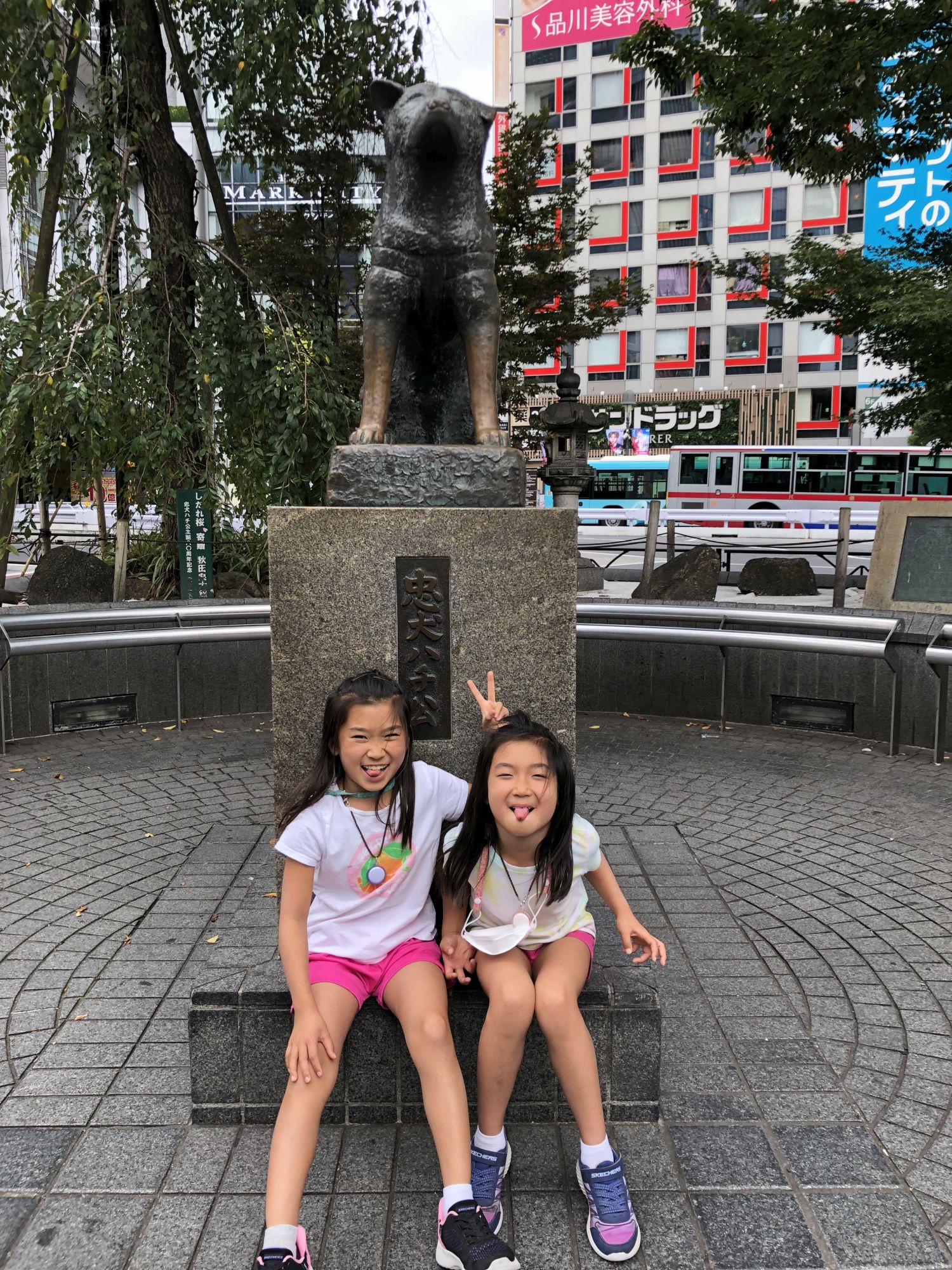 Our first stop was Shibuya where we visited Hachiko! We got there really early because we were jetlagged.