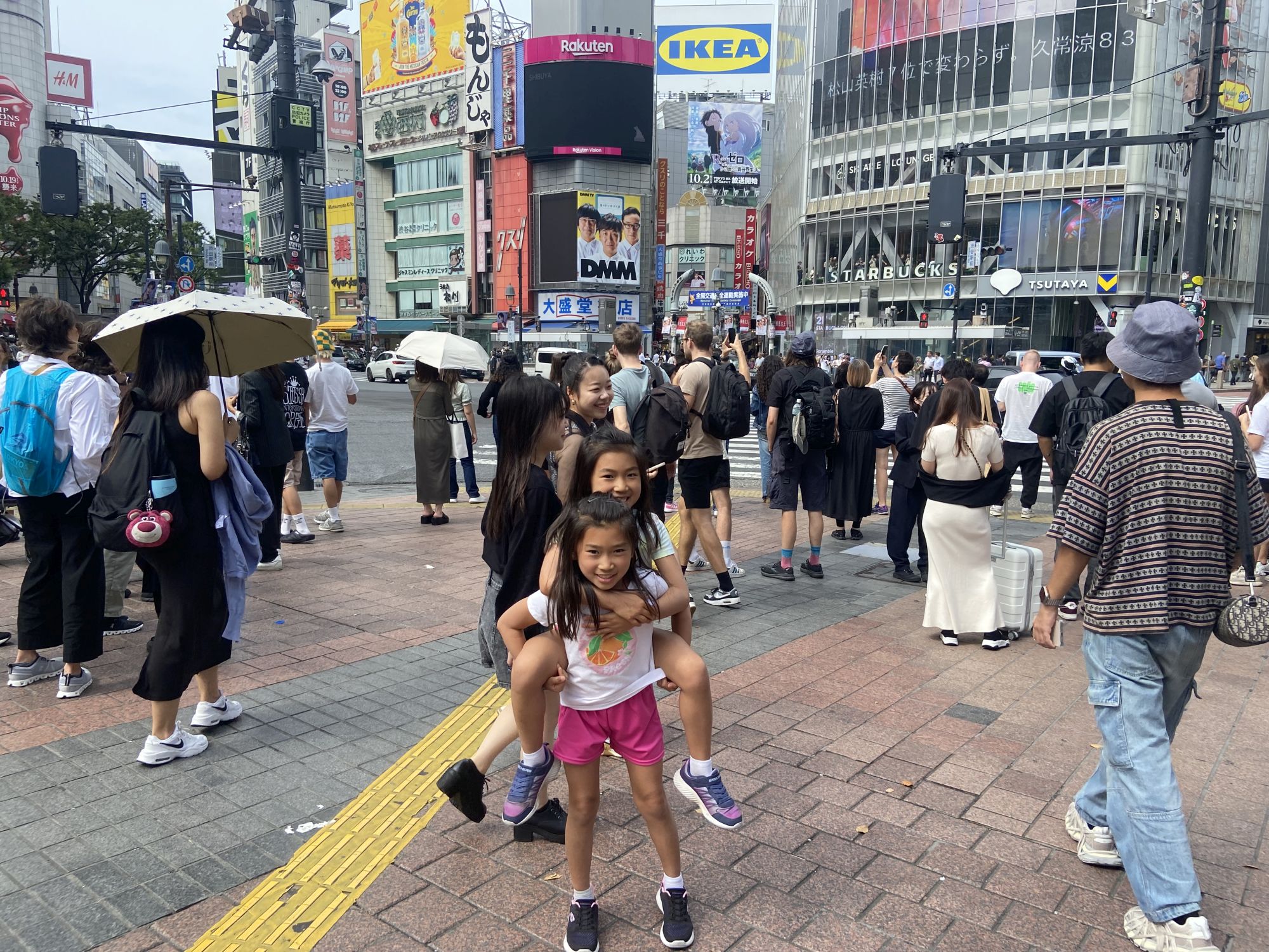 We also visited Shibuya Crossing, the busiest intersection in the world!